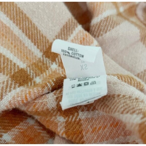 Aerie Plaid Flannel Button Down Shirt Relaxed Size XS Women's - Picture 4 of 4
